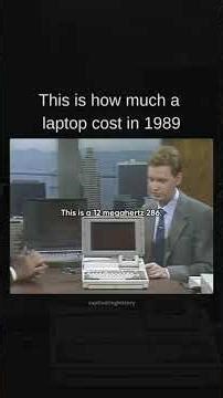 This is how much a laptop cost in 1989
