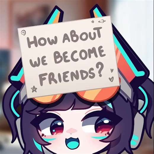 After my change of theme, many people didn't like the idea and they're gone . . . Is there any hooman out there that would still like to be friends❔🧡#vtuber #ENVtuber