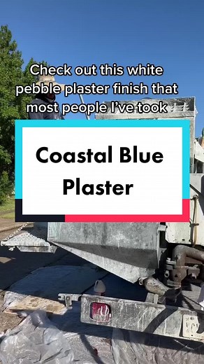 Would you plaster your pool this color ? Pt1 #pool #plaster