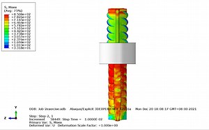 Abaqus 实战02：螺纹钢筋挤压成型数值模拟