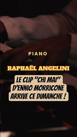 🎶 Chi Mai - Ennio Morricone /Piano / Raphaël Angelini #pianocover #chimai #morricone #filmmusic