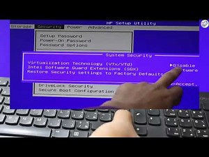 Error: virtualization disabled Bluestacks. How to enable Virtualization (VT) on Hp Pc and Laptop.