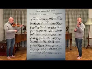 Telemann Canonic Sonata No 1for 2 Violins.