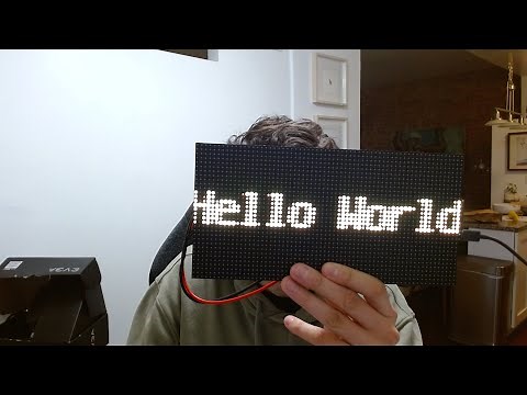 Setting up Adafruit RGB Board with Hello World Text for BEGINNNERS!