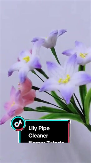 Lily Pipe Cleaner Flower Tutorial | #bunga #flower #flowers #lily #tutorial #pipecleaners #diy #tutorialflower #tutoriallily #diyflower #diylily #lilydiy #diytutorial #diypipecleaner #diyhandmade #handmadediy