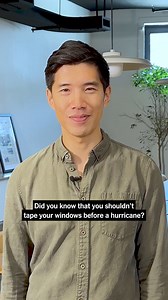 2.2K views | Taping your windows before a hurricane is not a great idea. Instead of protecting your home from damage, it could make things even worse by forcing the glass to break into dangerous shards. Read more about how to protect your home from a hurricane: nyti.ms/4cGA4BX | Wirecutter | Facebook