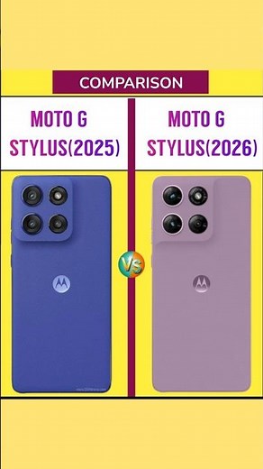 Moto G Stylus (2025) Vs Moto G Stylus (2026)