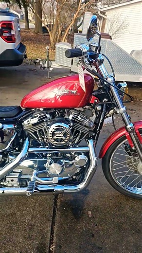 1998 Harley-Davidson Sportster 1200C looking good with only 2400miles..