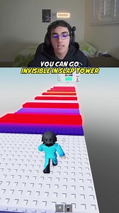 I Became Invisible On This Tower! #roblox #slaptower #troll #funny | Big Tower