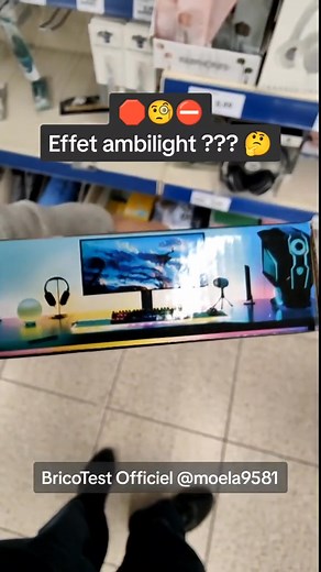 Test de bandes LEDs pour écran !!! #test #essai #bandeled #ambilight #gaming #gamer #hightech #magasinaction | Brico Test Officiel