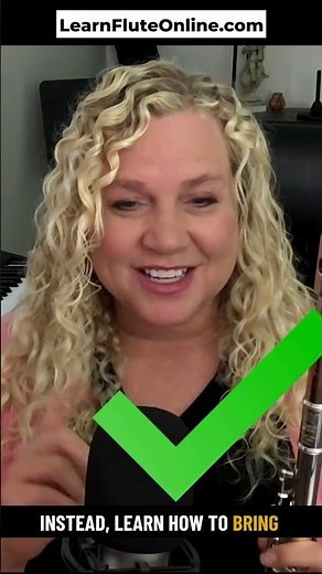 Stop Wiggling Your Flute! The REAL Reason Your Notes Sound Fuzzy 🎶 #flutetips