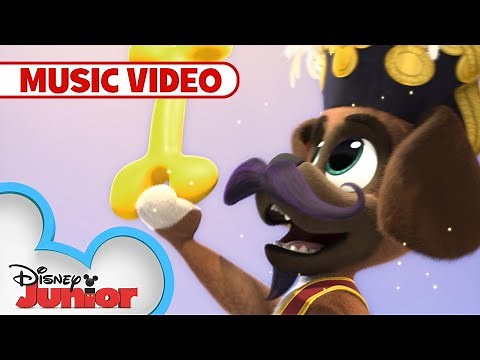 Dog Bone in the Stone | Puppy Dog Pals | @disneyjr