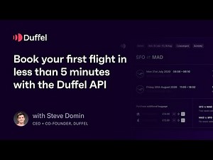 Book your first real flight in 5 minutes with the Duffel API