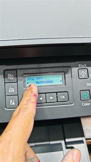 Deep Cleaning Printer Canon G6070 #youtubeshorts #printer #tipsandtricks #tutorial #canon