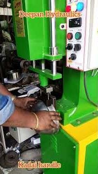 utensil handle reviting machine #machine #cookware #reviting