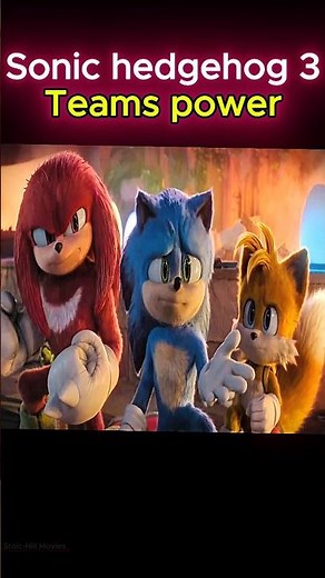 Sonic Teams Power and Robot Fight – Sonic Hedgehog 3 movie short