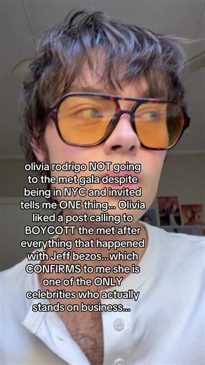 Like I don’t think many other celebrities would turn down a met gala invitation for their morals!!! #oliviarodrigo #metgala2026 #popmusic #popmusicnews
