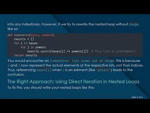 Understanding When to Use the range Function in Python for Loops