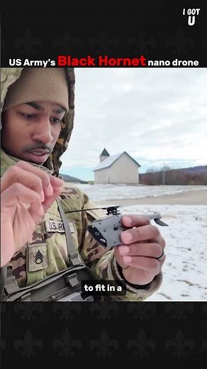 Smallest military drone in the world!
