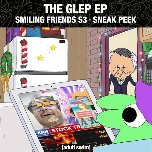 206K views · 5K reactions | First Tyler, now Glep? Brand-new episodes of Smiling Friends Season 3 are back every Monday across Europe on HBO Max and on Warner TV Next (France). #smilingfriends #adultswimeurope #adultswim | Adult Swim UK & Europe | Facebook