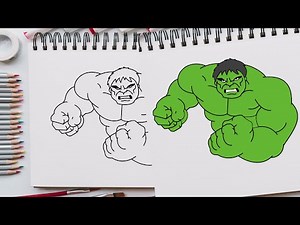 How to Draw Hulk – Step-by-Step Process
