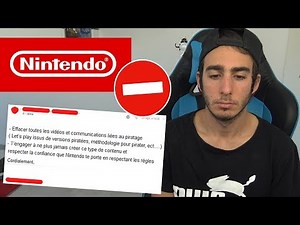 NINTENDO ME DEMANDE DE SUPPRIMER MES VIDÉOS