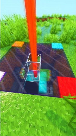 Minecraft Colourful Table 🌈 #minecraft #shorts