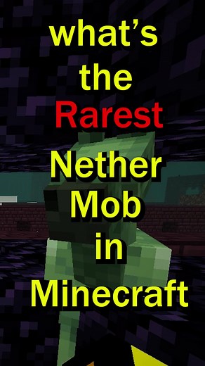 What is the Rarest Nether Mob in Minecraft?