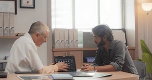 Hospital Ward Middle-aged Indian Male Doctor Stock Footage Video (100% Royalty-free) 1111088897 | Shutterstock