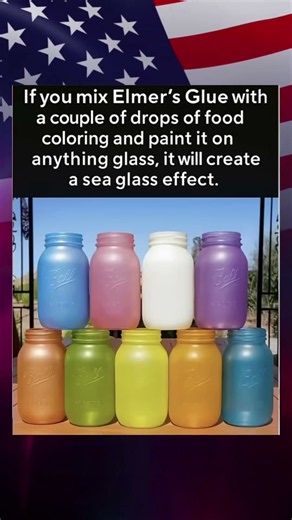 The Elmer's Glue Trick for a DIY Sea Glass Effect