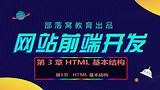 网站前端零基础视频：XHTML与HTML5基本结构语法对比
