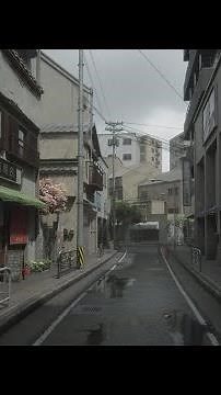 Realistic Japanese City Walkthrough | Unity Engine VR