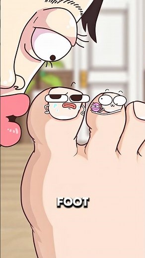 Can Licking Feet Give You a Fungal Infection 🦶🍄⚠️..!!#e2dhealth #animation #2dshow #health