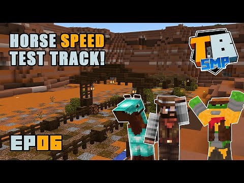 Horse speed test track at the ranch! | Truly Bedrock Season 2 [06] | Minecraft Bedrock SMP