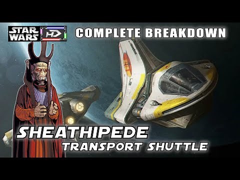 Separatist/Trade Federation Sheathipede Transport breakdown |Star Wars Hyperspace Database