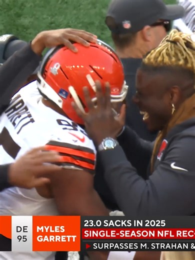 3.5M views · 64K reactions | MYLES GARRETT IS THE NEW SINGLE SEASON SACK KING | NFL | Facebook