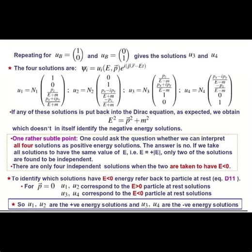 Dirac equation @Physics-k5q