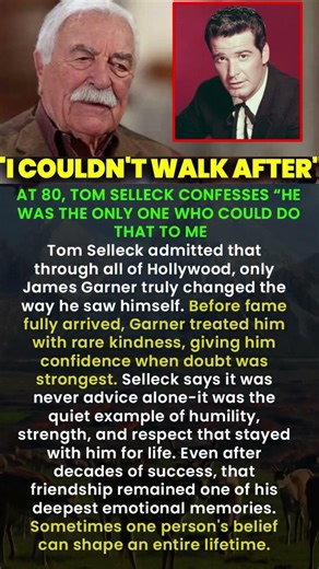 At 80, Tom Selleck Confesses “He Was the Only One Who Could Do That To Me #shorts