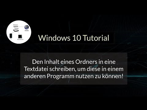 Write the files contained in a folder as a list to a text file! Export folder contents!