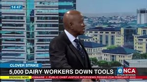 10K views · 74 reactions | Around 5,000 workers remain on strike at dairy giant Clover. The workers, who are represented by FAWU and GIWUSA, are in their second week of strike action. They staged a demonstration at the company head offices today. eNCA's @Nkosazana Dambuza has been following that story. #DStv403 | eNCAnews | Facebook