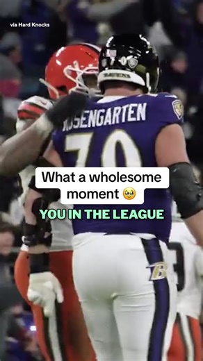 What a moment between Myles Garrett and Roger Rosengarten from a couple years ago 🥹 #nfl #wholesome