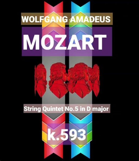 #mozart #모차르트 #593 #String Quintet No.5 in D major
