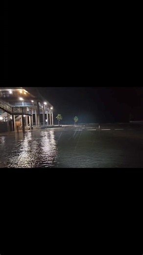 2.9K views · 156 reactions | Storm surge continues in Waveland, Mississippi as of 9 pm CDT, though it's relatively mild. Flash Flooding from the heavy rainfall will continue to be the bigger threat, as well as the potential for tornadoes along the Gulf Coast tonight. | Brandon Montgomery | Facebook