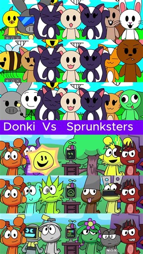 Incredibox Sprunki (Donki Vs Sprunksters) - The Full Gameplay!