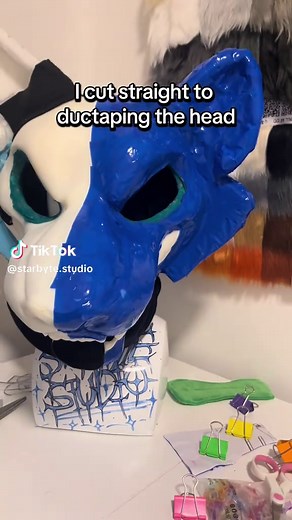 Creating a Premade Jaguar Fursuit Head Tutorial