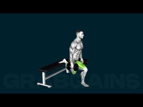 How to do the Dumbbell Single Leg Split Squat | GrabGains