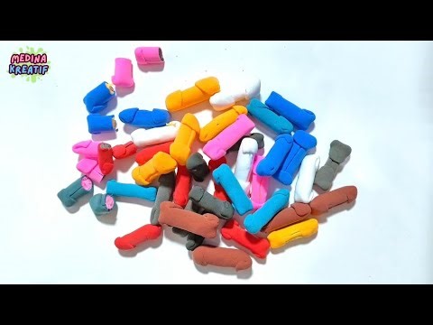 ASMR | Guess what Color is Inside this Hardened Clay?! 🤔🤫