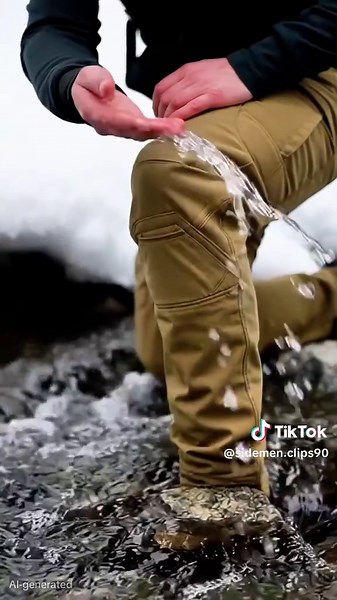 Men's Fleece-Lined Tactical Pants for Winter Adventures