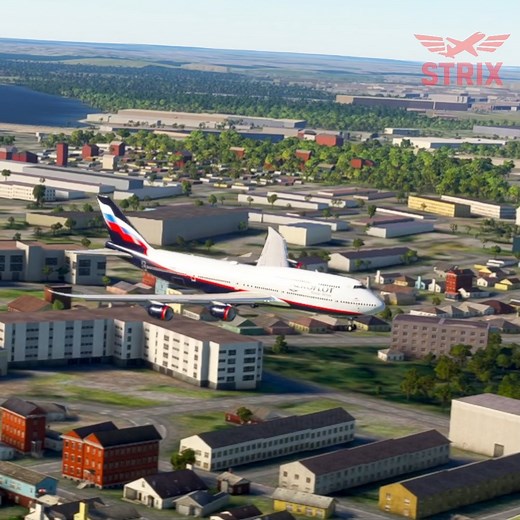 Emergency Landing!! Boeing 747 Performs Incredible Touchdown at Liberty Airport | STRIX