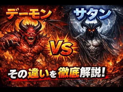 【宗教学】デーモン（Demon）とサタン（Satan）の違い—悪魔学と悪魔論の違い